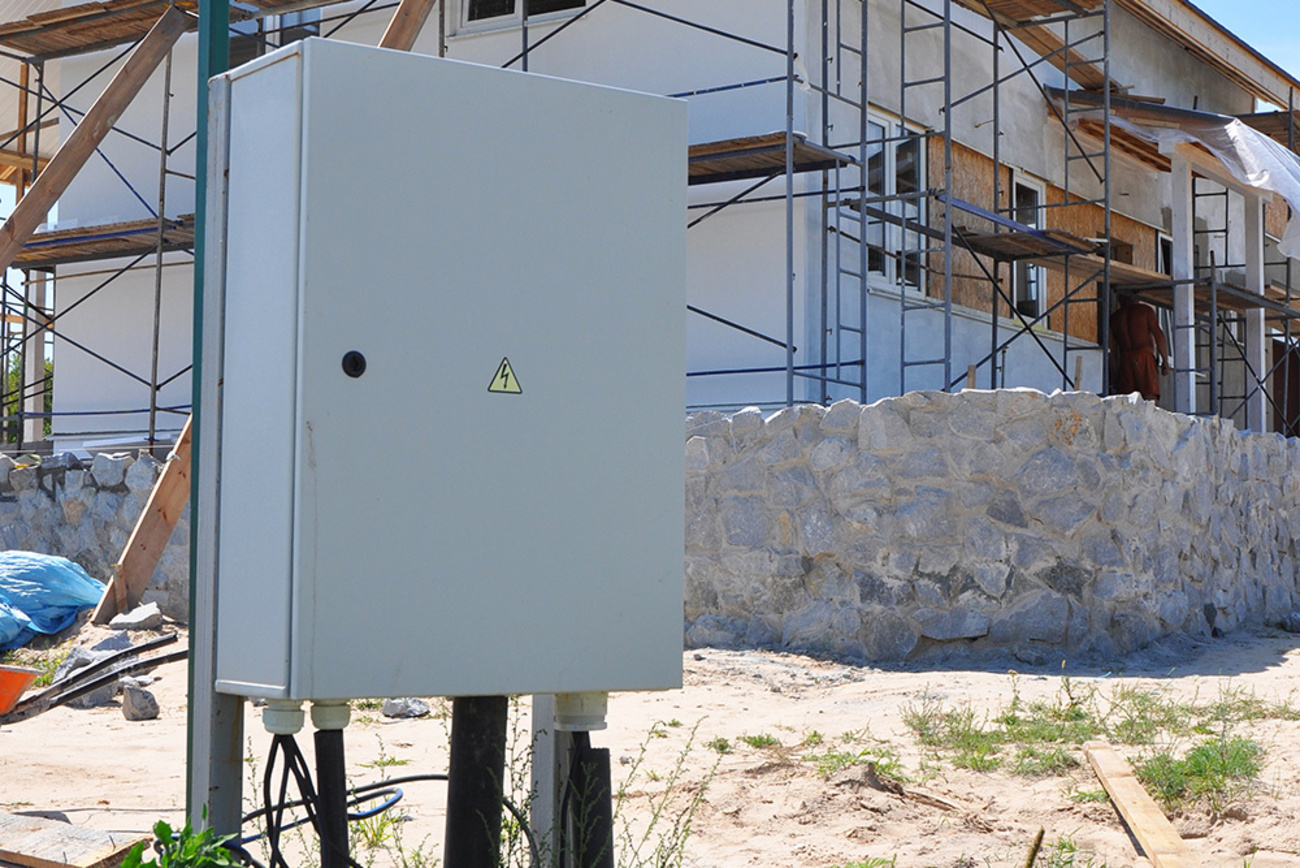 Baustrom bei Elektro Neubert in Sonnewalde